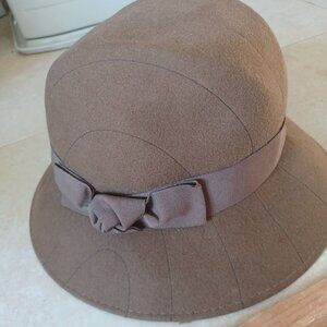 Vintage Alessandra bocce Italy felt wool hat o/s
